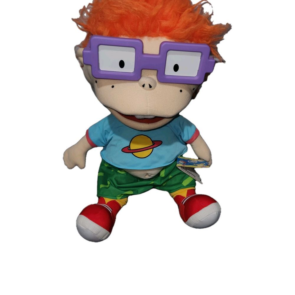 1997 Mattel‎ Chuckie Finster Rugrats XL Plush Jumbo 24" Stuffed Doll Nickelodeon
